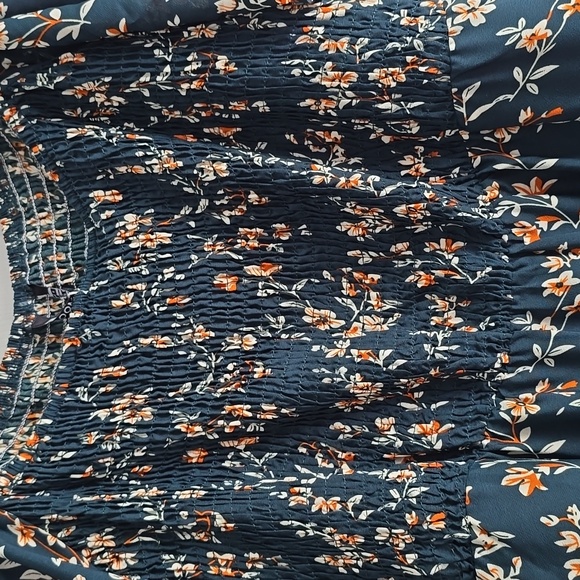 BloomChic Green Smock-Top Short Sleeve Dress - US 14/16 - NWT - Picture 5 of 16